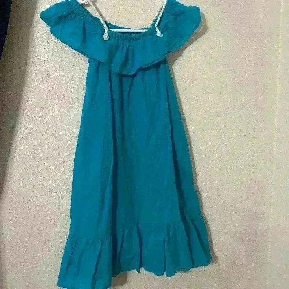 GIRLS OLD NAVY GAUZE MAXI DRESS SIZE 5T